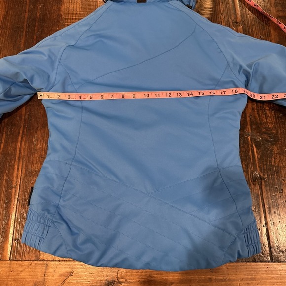 Obermeyer Blue Dupont Comformax Removable Hood Ski Jacket Womens Size 6